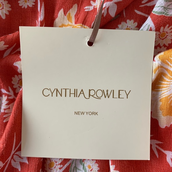 NWT Cynthia Rowley floral blouse - SZ SM - Picture 6 of 6